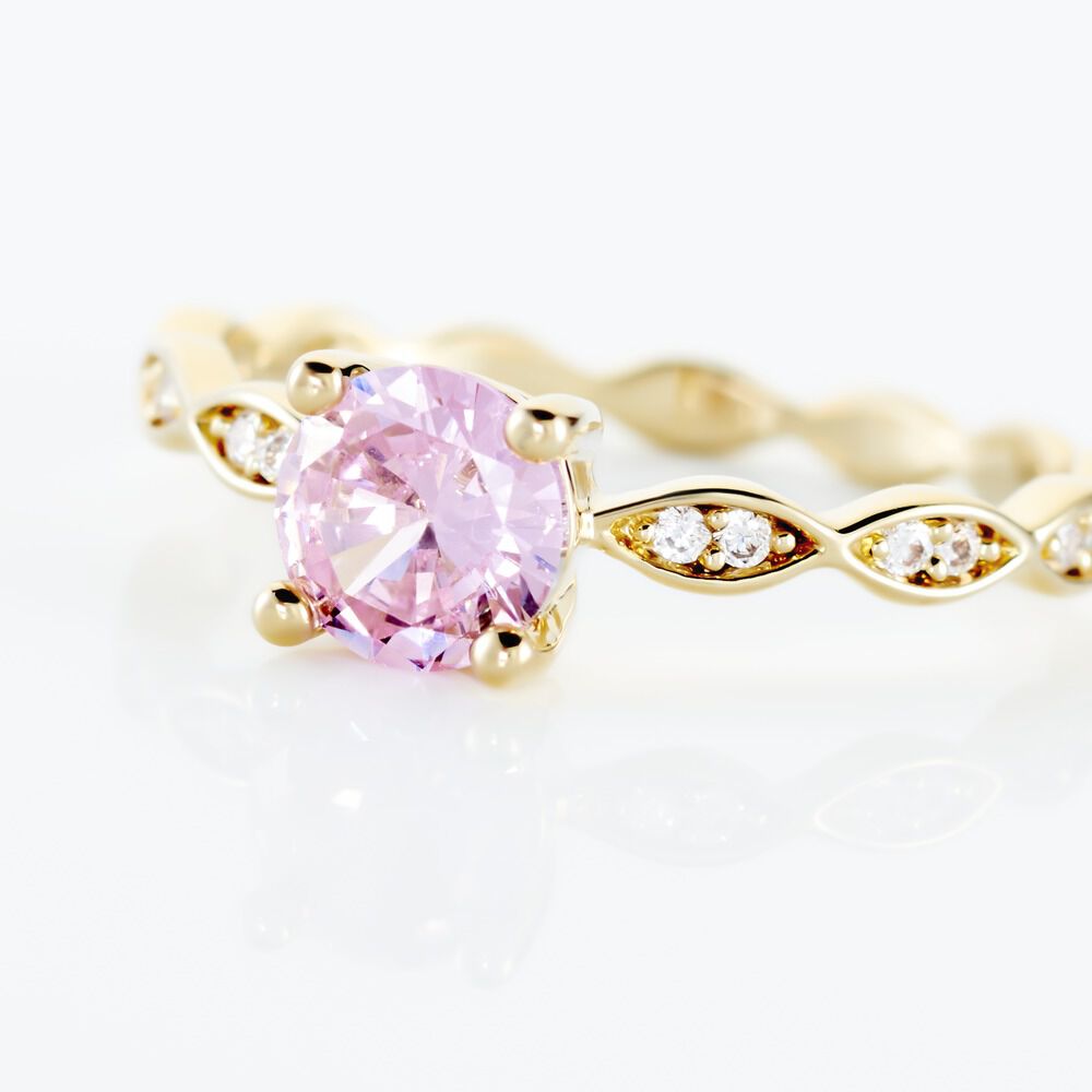 Bague Kurt Plaqu&eacute; Or Jaune Oxyde De Zirconium - Bijoux fantaisie Femme | Marc Orian