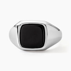 Chevalière Renelia Argent Blanc Blanc Onyx - Chevalières Femme | Marc Orian