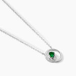 Collier Romea Argent Blanc Oxyde De Zirconium - Colliers avec pierres Femme | Marc Orian