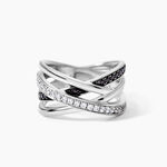 Bague L&eacute;ona Argent Blanc Oxyde De Zirconium - Bijoux fantaisie Femme | Marc Orian