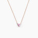 Collier Kelvyn Argent Rose Oxyde De Zirconium - Colliers avec pierres Femme | Marc Orian