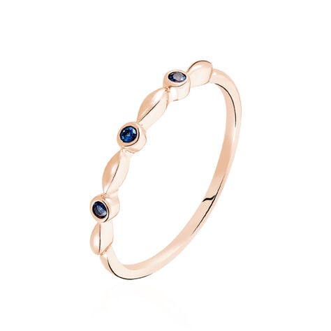 Bague Ellena Argent Rose Oxyde De Zirconium - Bagues avec pierre Femme | Marc Orian