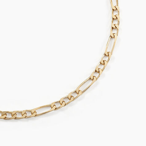 Chaîne Bixente Maille Alternee 1/3 Plaqué Or Jaune - Chaines Homme | Marc Orian