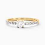 Bague Solitaire Servana Or Jaune Oxyde De Zirconium - Solitaires Femme | Marc Orian