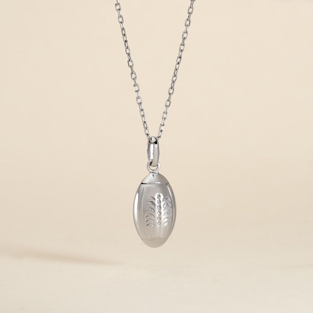 Pendentif Ruveyda Argent Blanc - Bijoux fantaisie Homme | Marc Orian