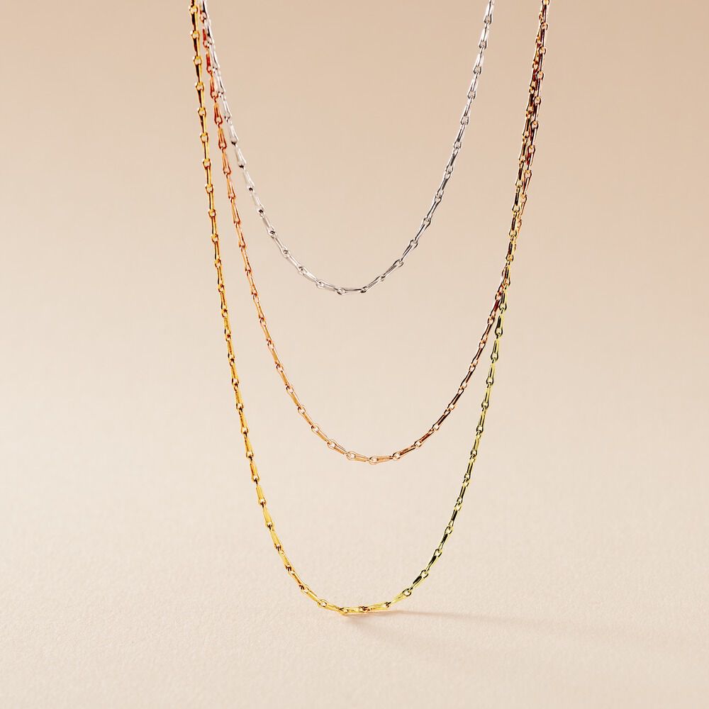 Chaine Ylsa Argent Tricolore - Chaines Femme | Marc Orian