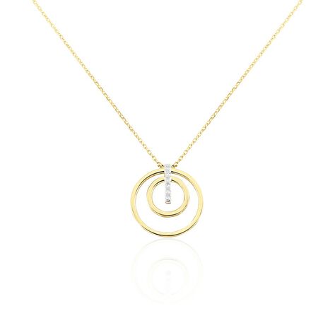 Collier Or Jaune Agafya Diamants - Colliers avec pierres Femme | Marc Orian