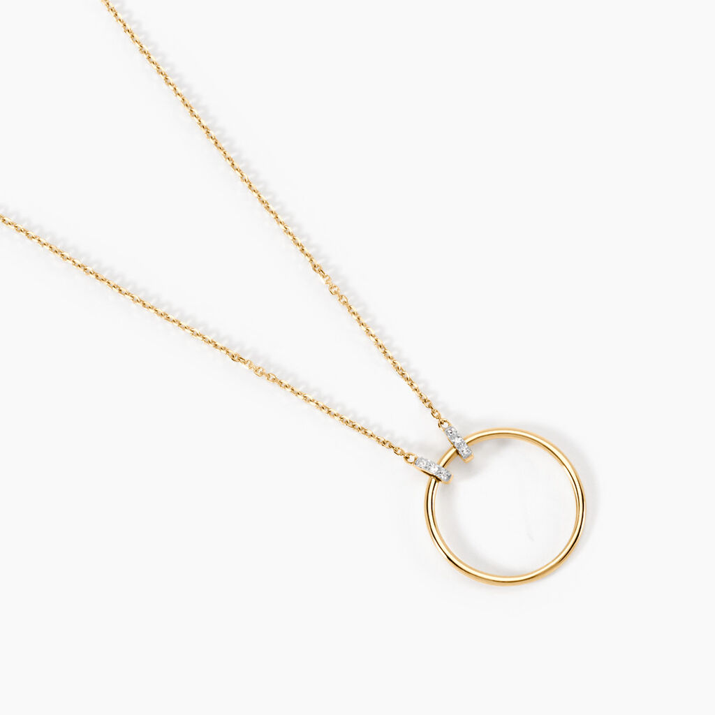 Collier Proserpine Or Jaune Diamant - Colliers avec pierres Femme | Marc Orian