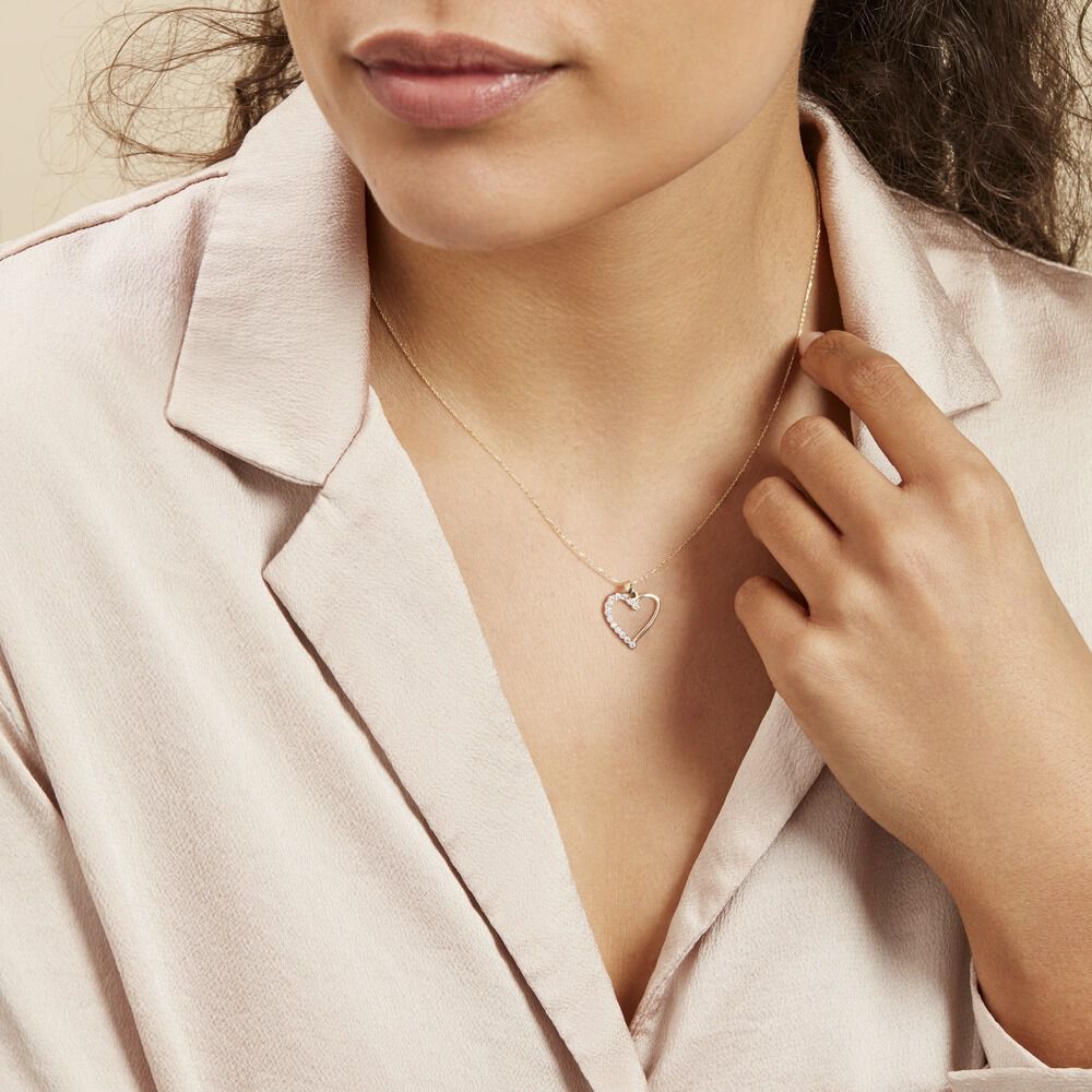 Collier Or Jaune Chantelle Oxydes De Zirconium - Colliers avec pierres Femme | Marc Orian