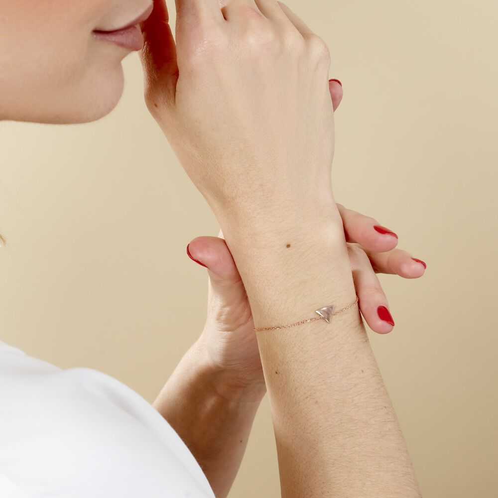 Bracelet Trilia Argent Rose - Bracelets chaînes Femme | Marc Orian