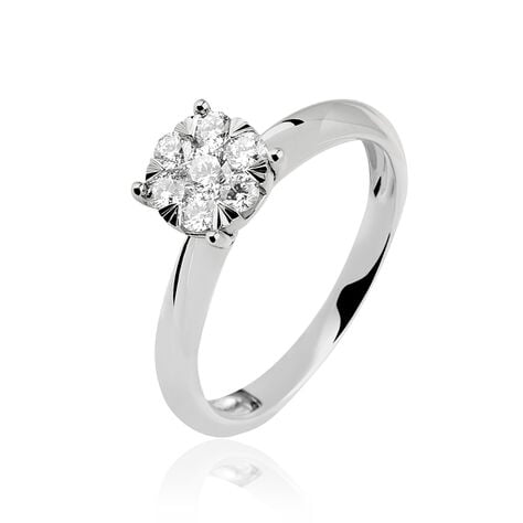 Bague Solitaire Dream Or Blanc Diamant - Solitaires Femme | Marc Orian