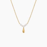 Collier Claire-Marie Argent Dor&eacute; A L'Or 750/1000 Perle De Culture - Colliers avec pierres Femme | Marc Orian