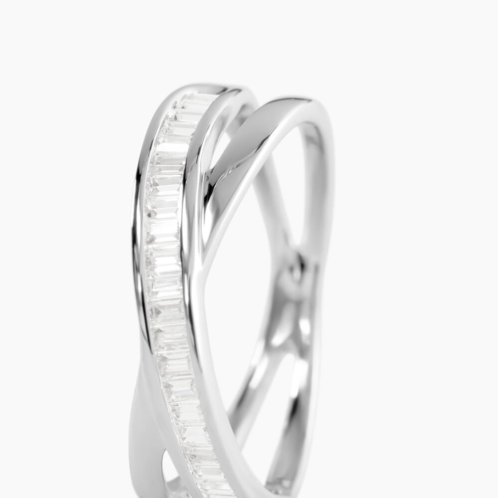 Bague Anelyse Or Blanc Oxyde De Zirconium - Bagues avec pierre Femme | Marc Orian