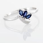 Bague Valy Or Blanc Saphir - Bagues vintage Femme | Marc Orian