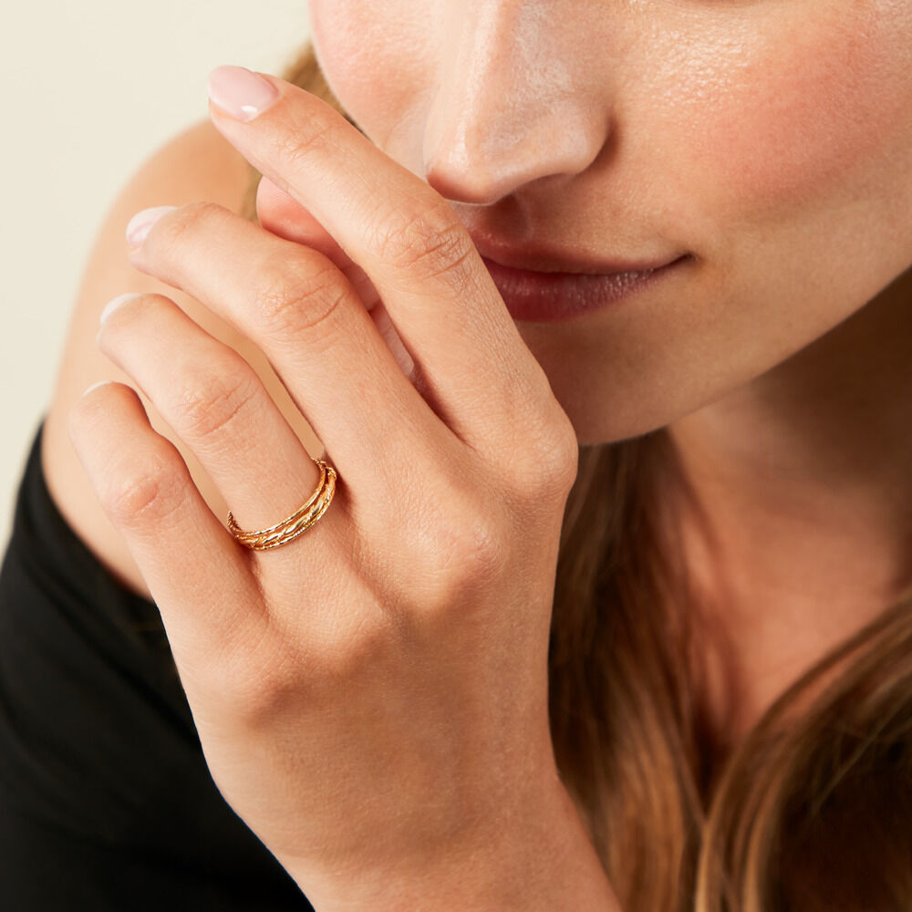 Bague Lou Plaqué Or Jaune - Bijoux fantaisie Femme | Marc Orian
