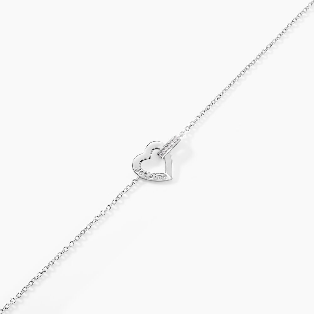 Bracelet Elanda Argent Blanc Oxyde De Zirconium - Bracelets fantaisie Femme | Marc Orian