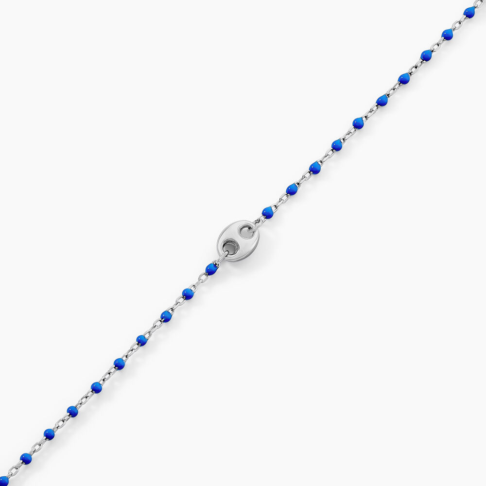 Bracelet Muguette Argent Blanc - Bracelets chaînes Femme | Marc Orian