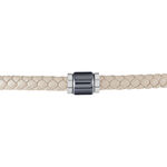 Bracelet Phebus Him Canice Acier Blanc C&eacute;ramique - Bracelets cuir Homme | Marc Orian