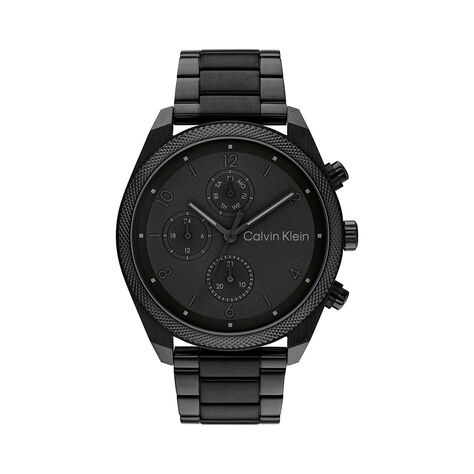 Montre Calvin Klein Impact Multifonctions Noir - Montres &eacute;tanches Homme | Marc Orian