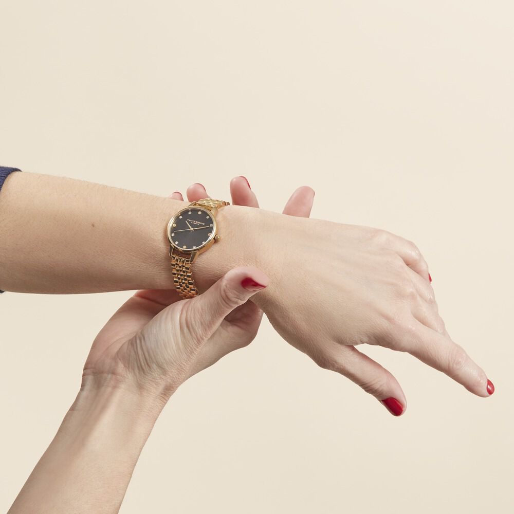 Montre olivia burton noir outlet