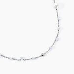 Collier Sautoir Noellyae Argent Blanc Perle De Culture - Colliers avec pierres Femme | Marc Orian
