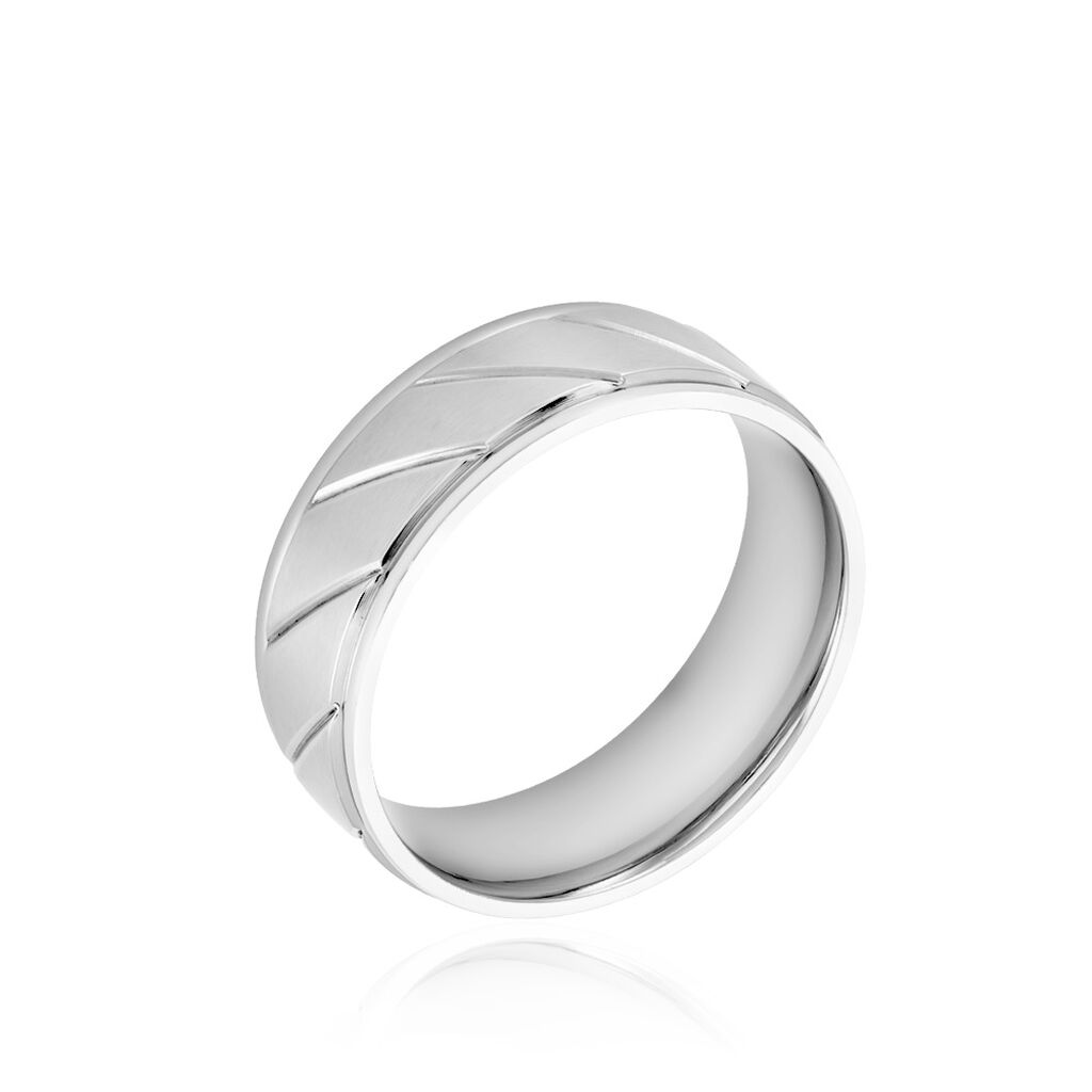 Bague Tyko Acier Gris - Bijoux fantaisie Homme | Marc Orian