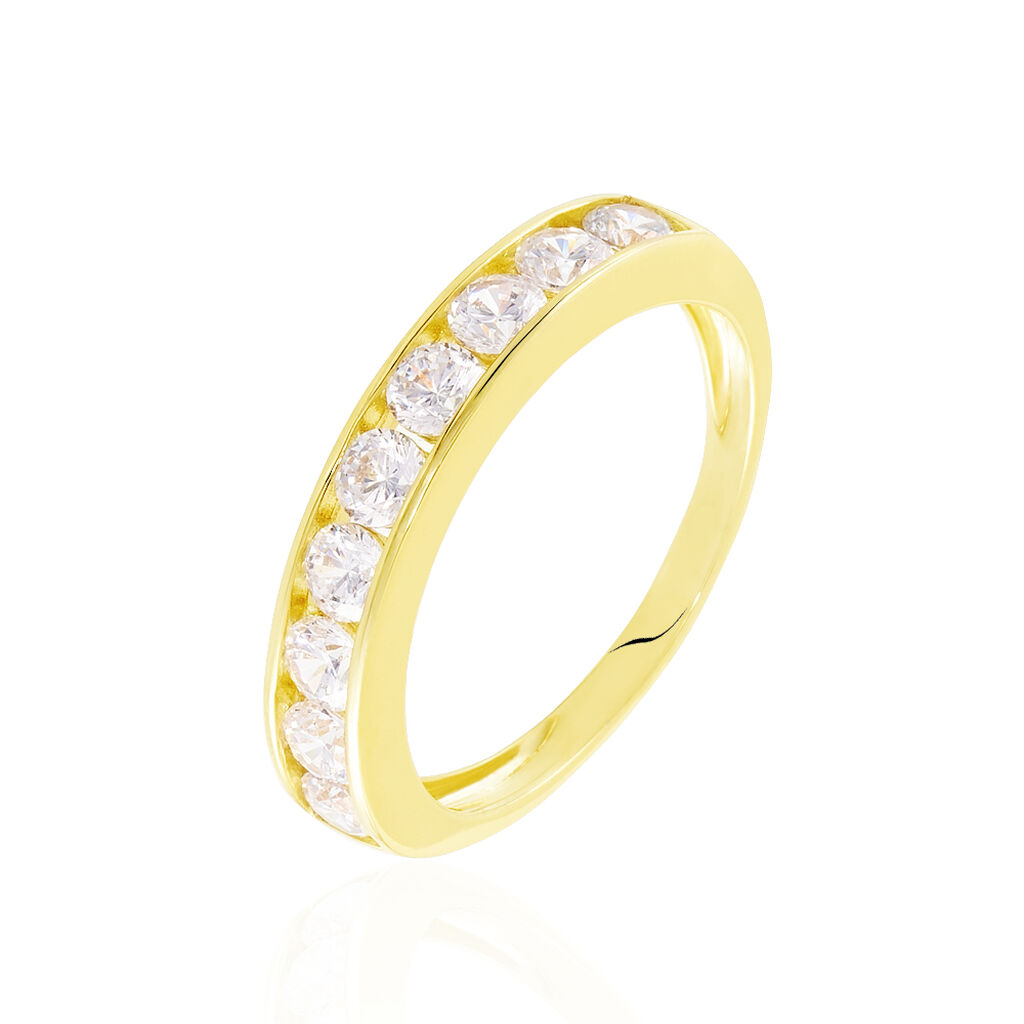 Bague Davila Or Jaune Oxyde De Zirconium - Bagues avec pierre Femme | Marc Orian