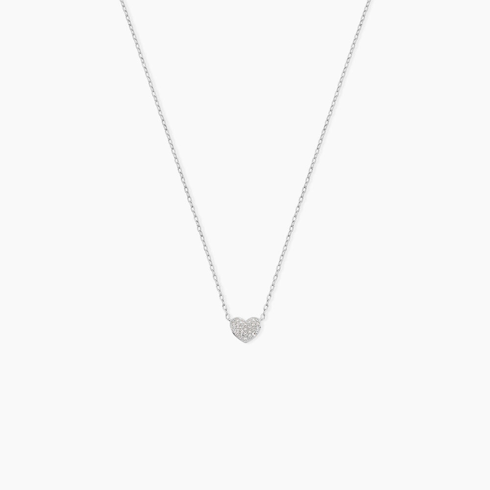 Collier Dimitra Or Blanc Diamant - Colliers avec pierres Femme | Marc Orian