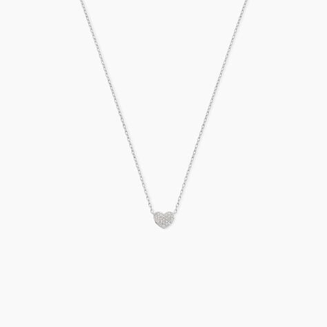 Collier Dimitra Or Blanc Diamant - Colliers avec pierres Femme | Marc Orian