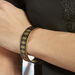 Bracelet Jonc Imagine Gwladys Acier Jaune - Bracelets joncs Femme | Marc Orian