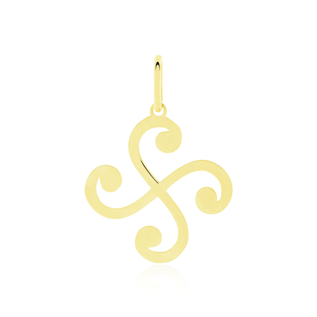 Pendentif Cobeia Croix Basque Or Jaune - Pendentifs Famille | Marc Orian