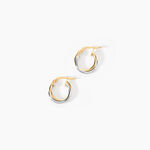 Cr&eacute;oles Tita Or Bicolore - Cr&eacute;oles Femme | Marc Orian