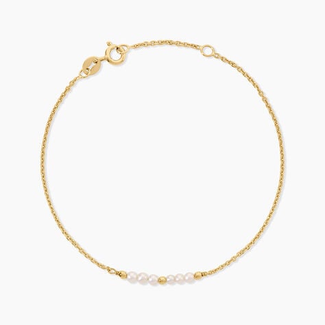 Bracelet Tova Argent Dor&eacute; A L'Or 750/1000 Perle De Culture - Bracelets fantaisie  | Marc Orian