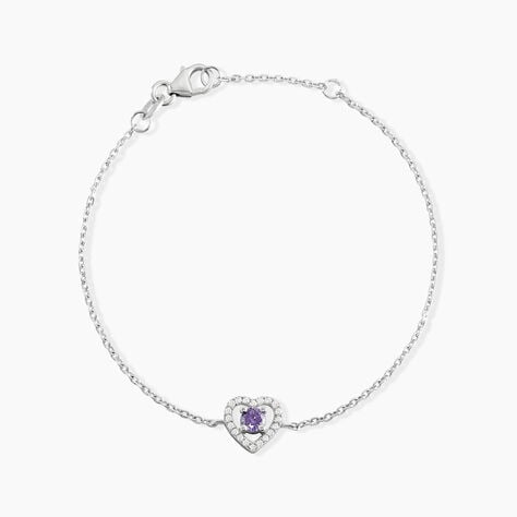 Bracelet Suzon Argent Blanc Oxyde De Zirconium - Bracelets chaînes Femme | Marc Orian