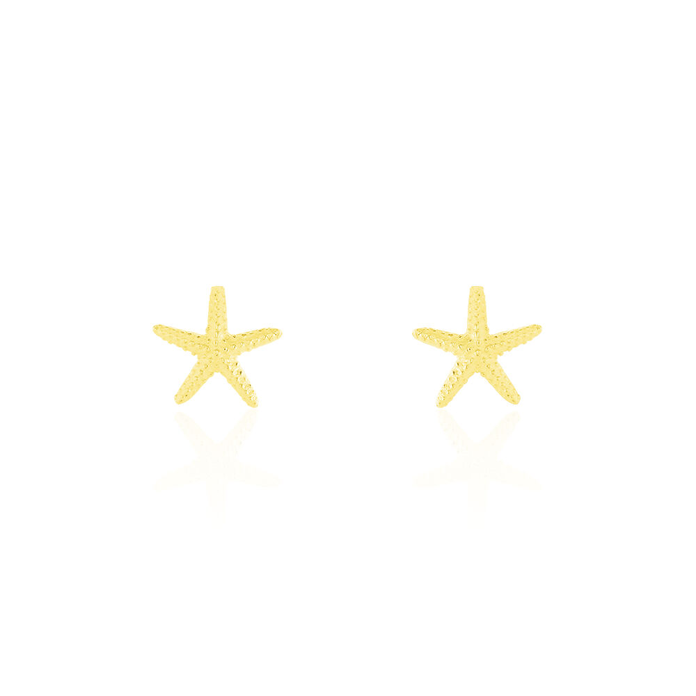 Boucles D'oreilles Or Jaune Aenor Puces - Puces Femme | Marc Orian