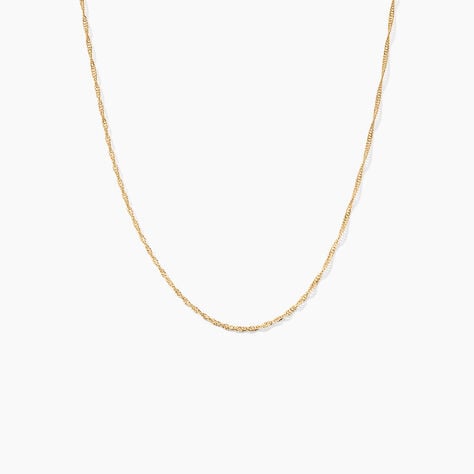 Chaîne Imanie Maille Singapour Or Jaune - Chaînes Femme | Marc Orian