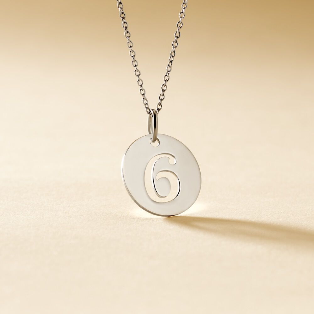 Pendentif Efiso Argent Blanc - Bijoux fantaisie Famille | Marc Orian