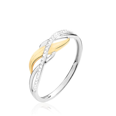 Bague Helene Or Bicolore Diamant - Bagues pierres précieuses Femme | Marc Orian