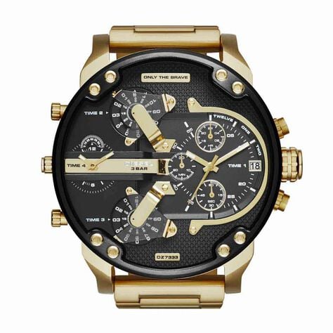 Montre Diesel Mr Daddy 2.0 Noir - Montres &eacute;tanches Homme | Marc Orian