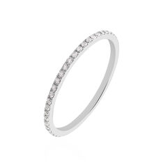 Alliance Lauralee Or Blanc Diamant - Alliances Femme | Marc Orian