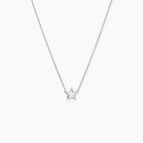 Collier Bess Argent Blanc - Colliers Femme | Marc Orian