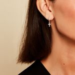 Cr&eacute;oles Plaqu&eacute; Or Jaune Jenny Oxydes De Zirconium - Boucles d'oreilles pampille Femme | Marc Orian