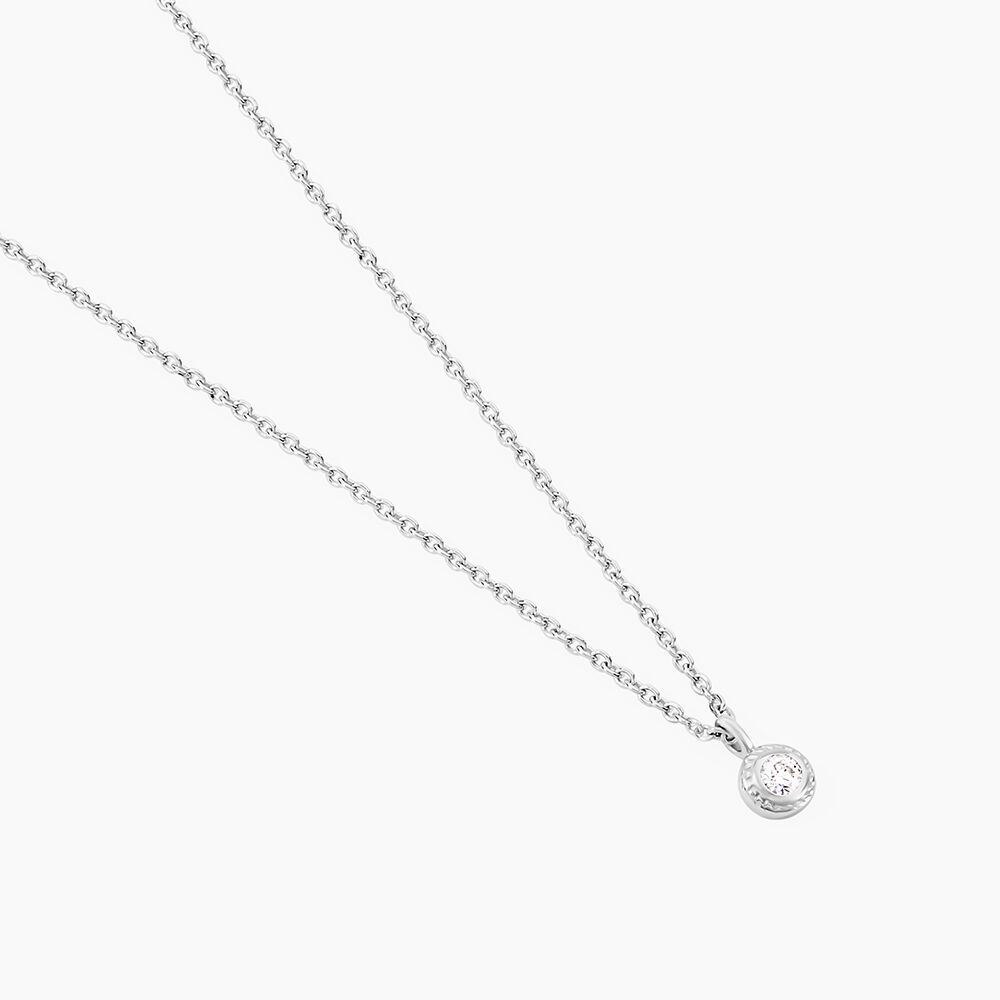 Collier Marciana Argent Blanc Oxyde De Zirconium - Colliers avec pierres Femme | Marc Orian