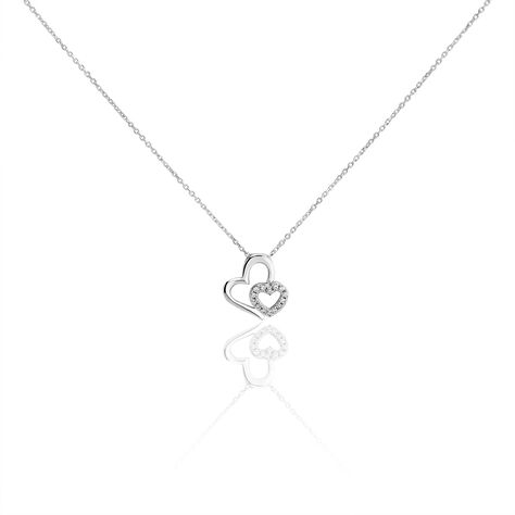 Collier Niagale Or Blanc Diamant - Colliers avec pierres Femme | Marc Orian