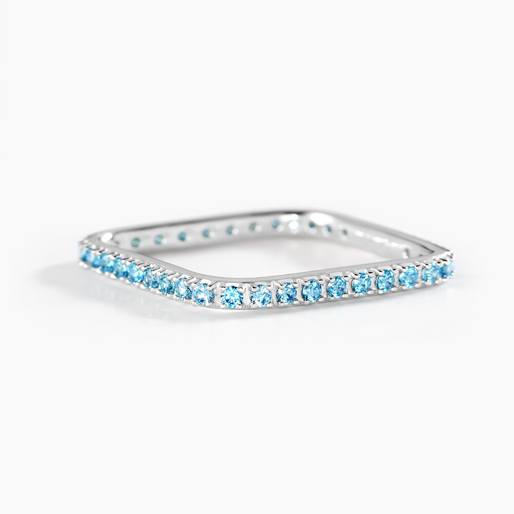 Bague Aeselya Argent Blanc Oxyde De Zirconium - Bagues avec pierre Femme | Marc Orian