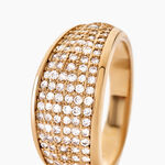 Bague Edenne Plaqu&eacute; Or Jaune Oxyde De Zirconium - Bagues avec pierre Femme | Marc Orian