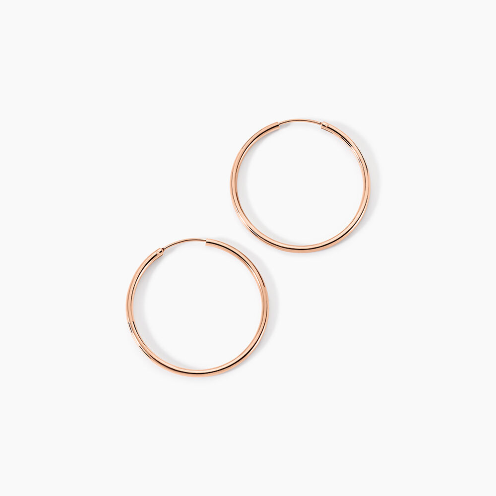 Cr&eacute;oles Argent Rose Olympia - Cr&eacute;oles Femme | Marc Orian