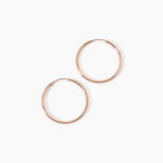 Cr&eacute;oles Argent Rose Olympia - Cr&eacute;oles Femme | Marc Orian