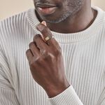 Chevali&egrave;re Plaqu&eacute; Or Jaune Haakon Onyx - Chevali&egrave;res Homme | Marc Orian