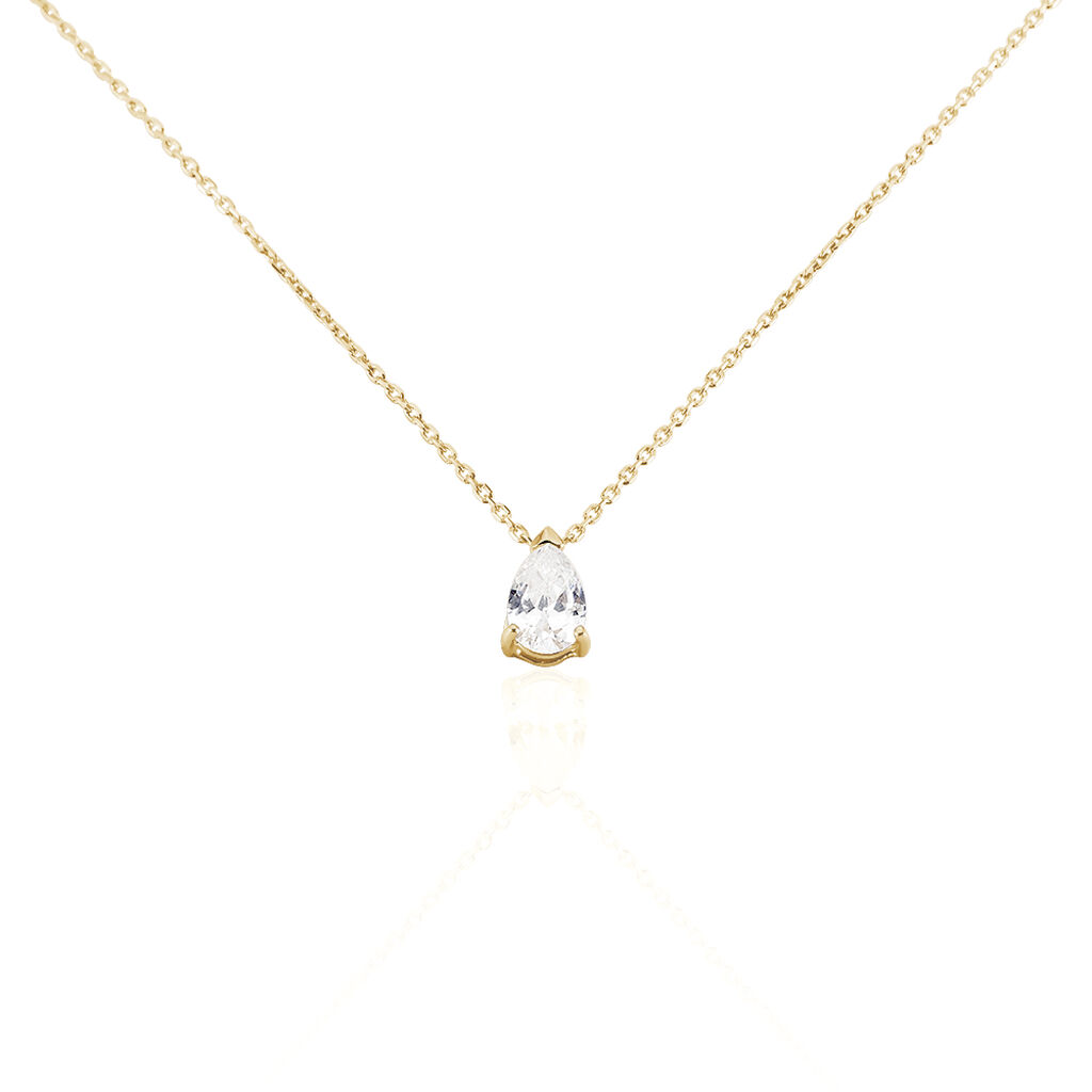 Collier Naellya Plaqué Or Jaune Oxyde De Zirconium - Colliers avec pierres Femme | Marc Orian